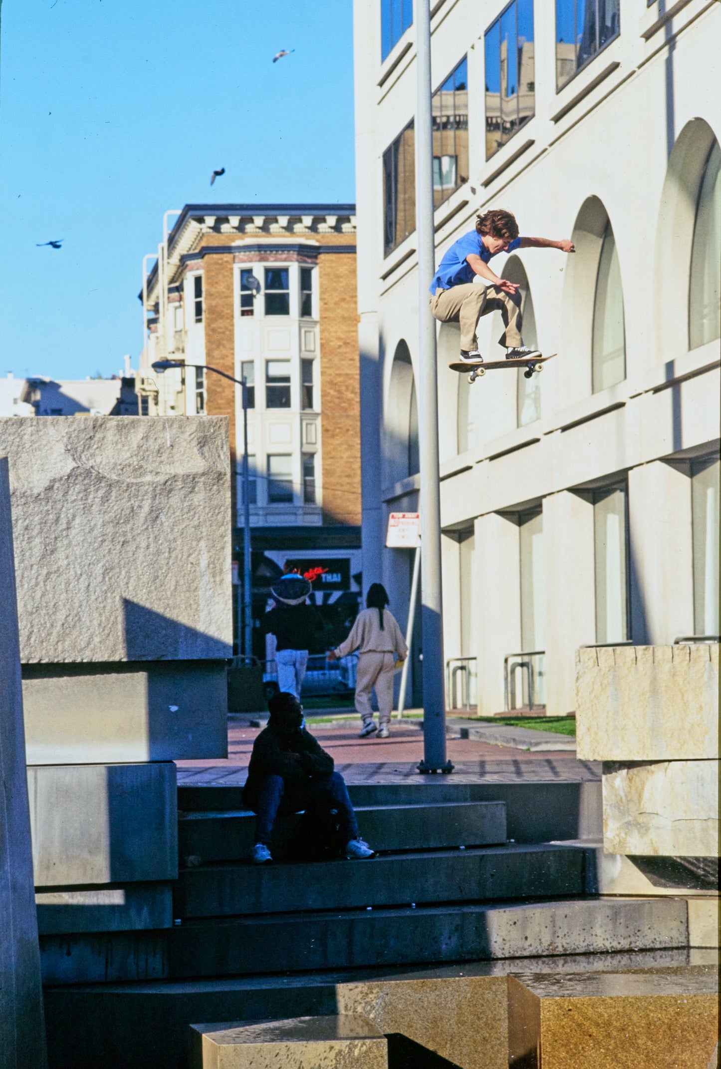 Brad Staba, kickflip San Francisco 97 by Tobin Yelland