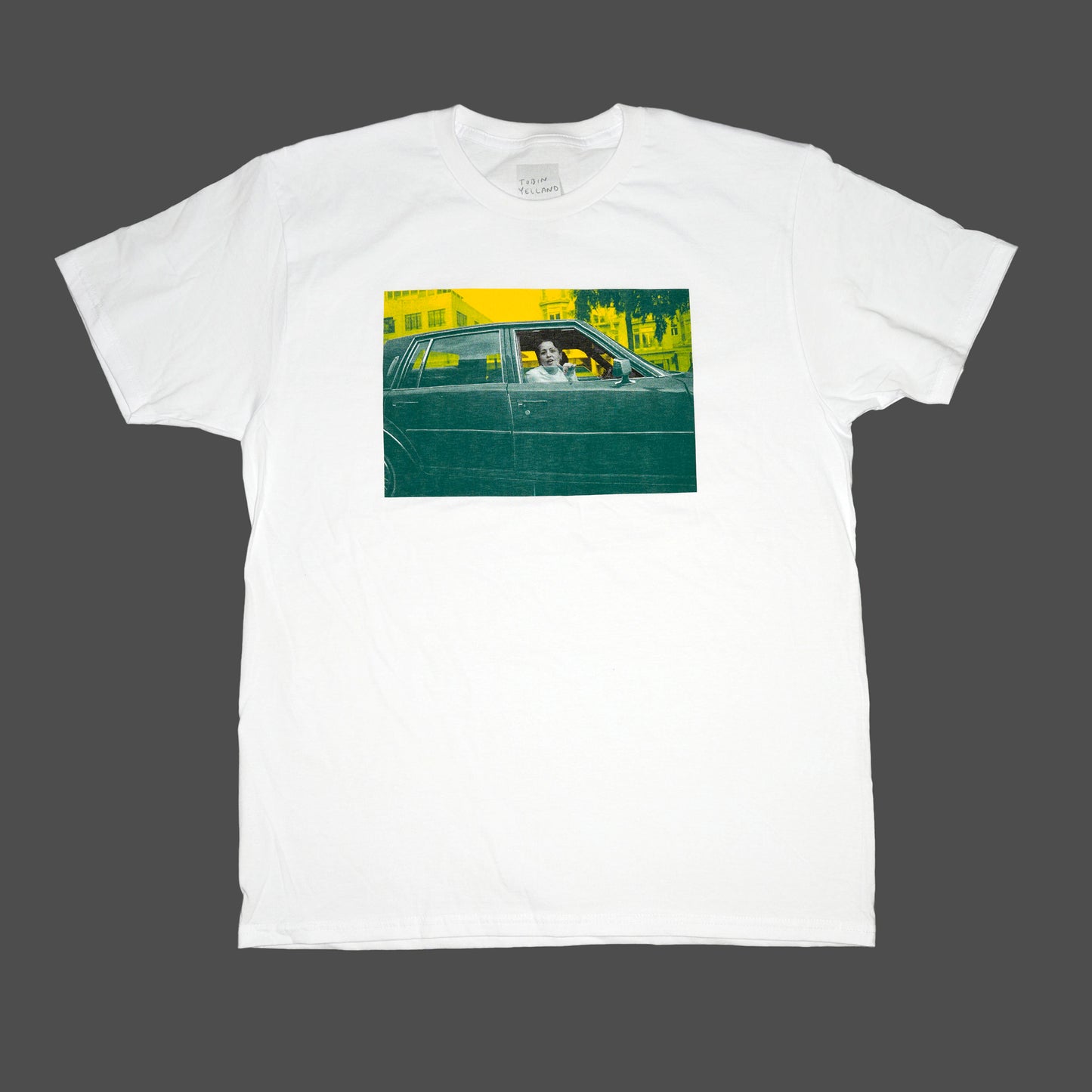 Girl in Green Car  T Shirt  by Tobin Yelland