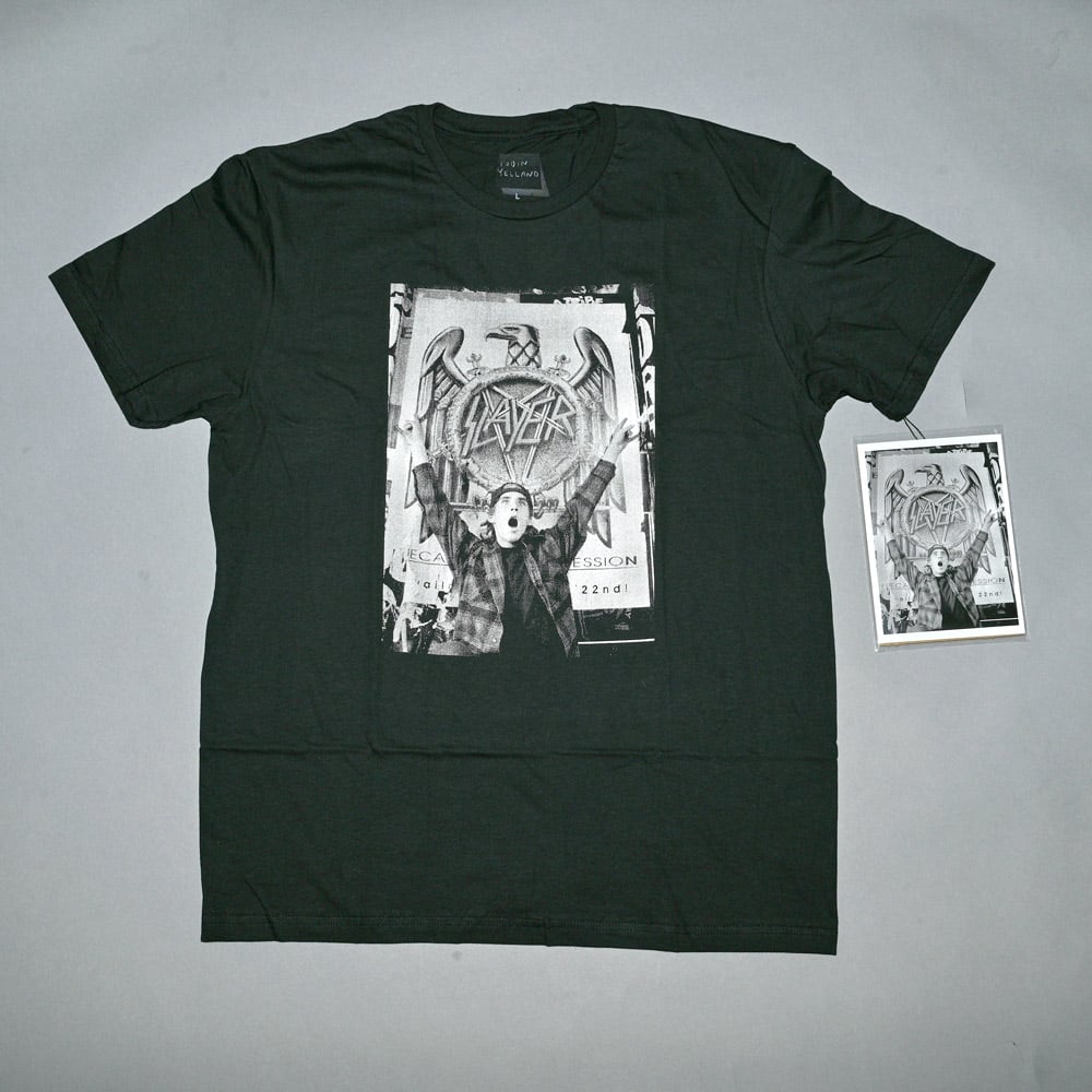 BLACK T SHIRT AND PRINT BY TOBIN YELLAND