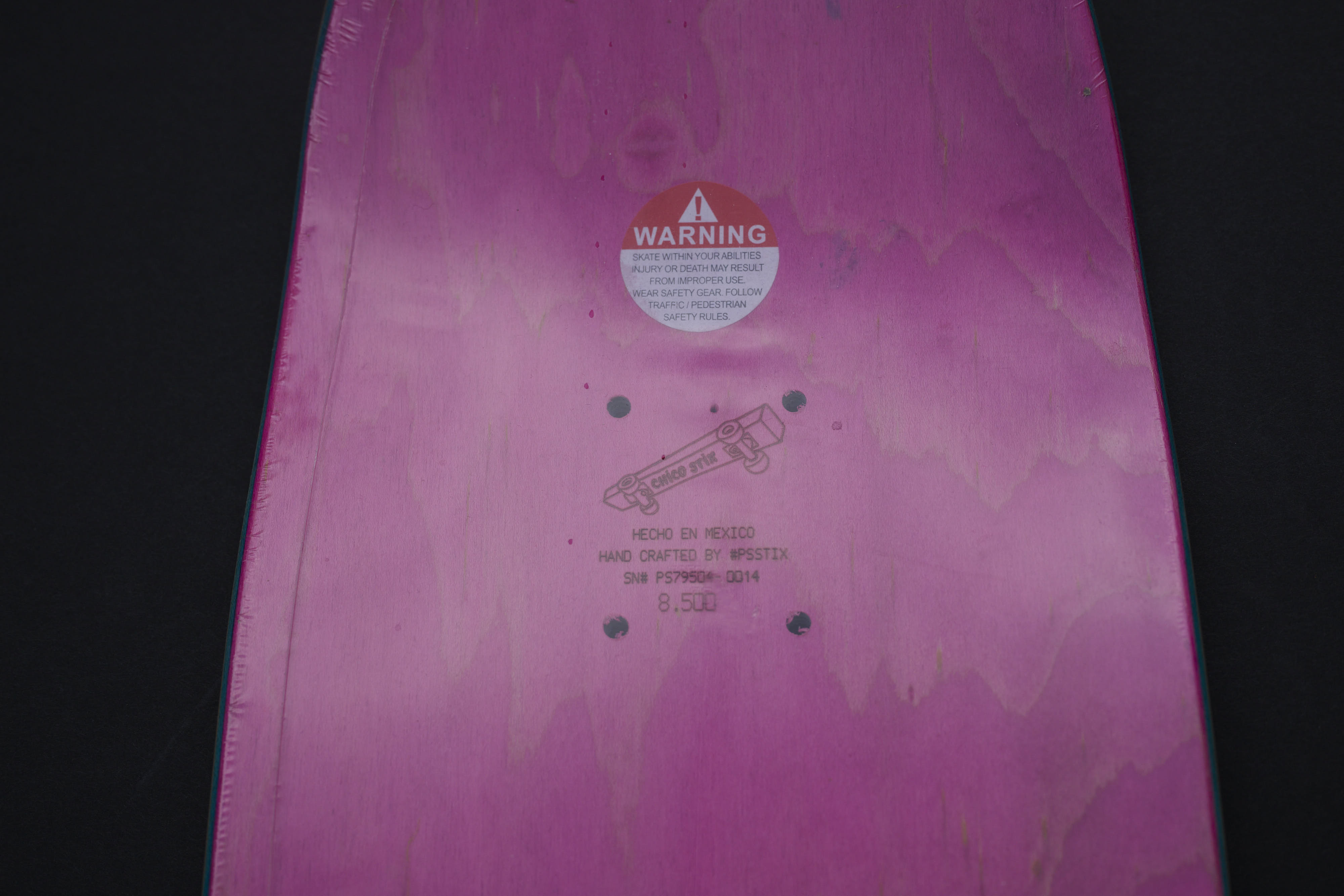 Chico Stix X Tobin Yelland 8.5 - (Pink top #14 of 100) signed by